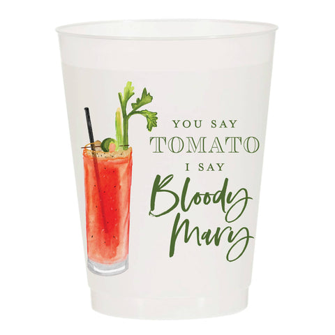 I Say Bloody Mary Frosted Cup Set