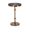 Kate and Laurel - Engles Adjustable Embossed Metal Table and Plant Stand