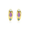 Caribbean Opal Hoops