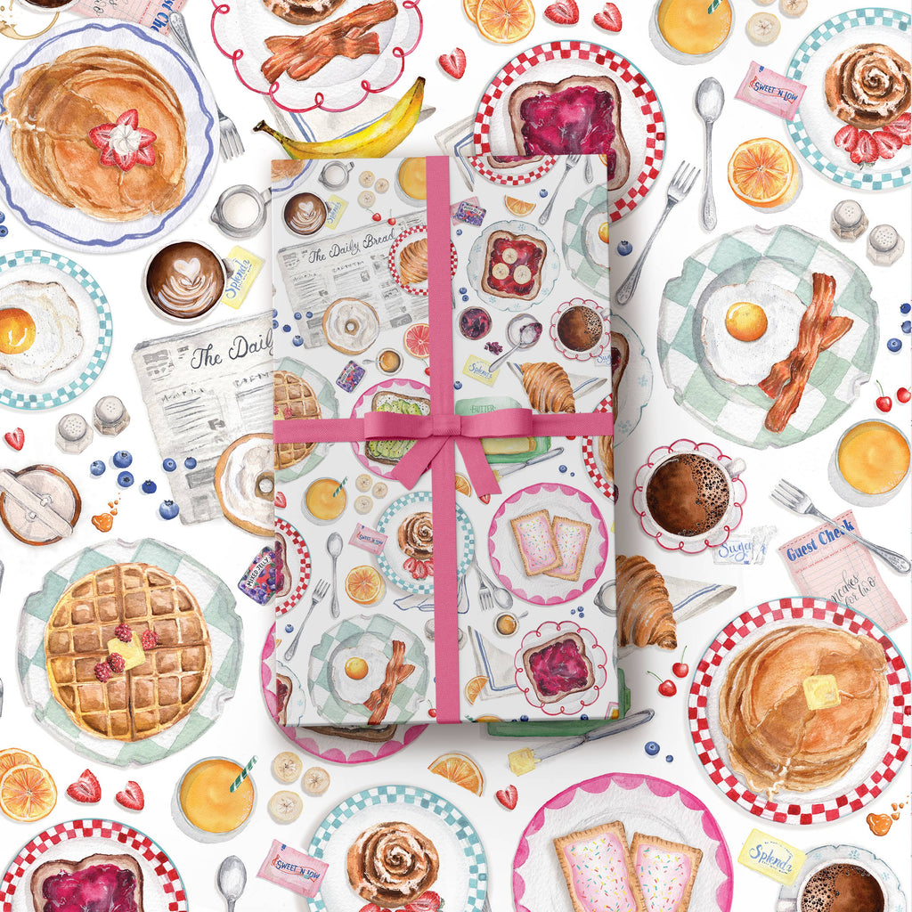 Breakfast Spread Wrapping Paper