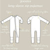 Oyster Zip Pajamas