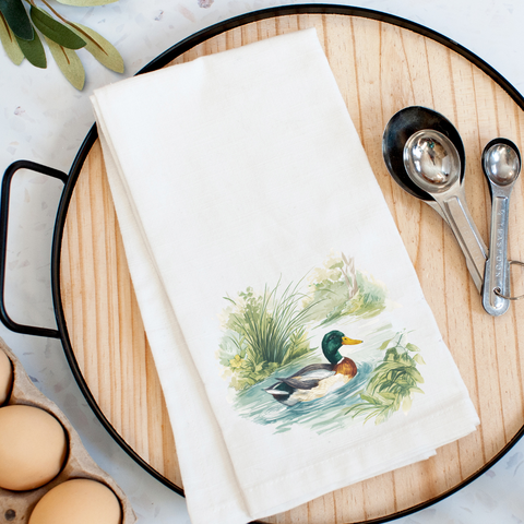 Marsh Mallard Tea Towel