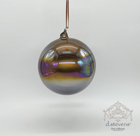 Copper Glass Hand Blown Ornament