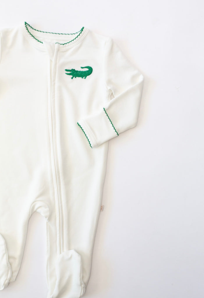 Alligator Zip Pajamas