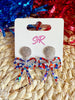 Sandy + Rizzo - Star-Spangled Petite Bow Earrings