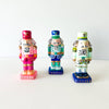 Blue Ceramic Nutcracker