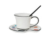 Paint Palette Tea Cup & Saucer