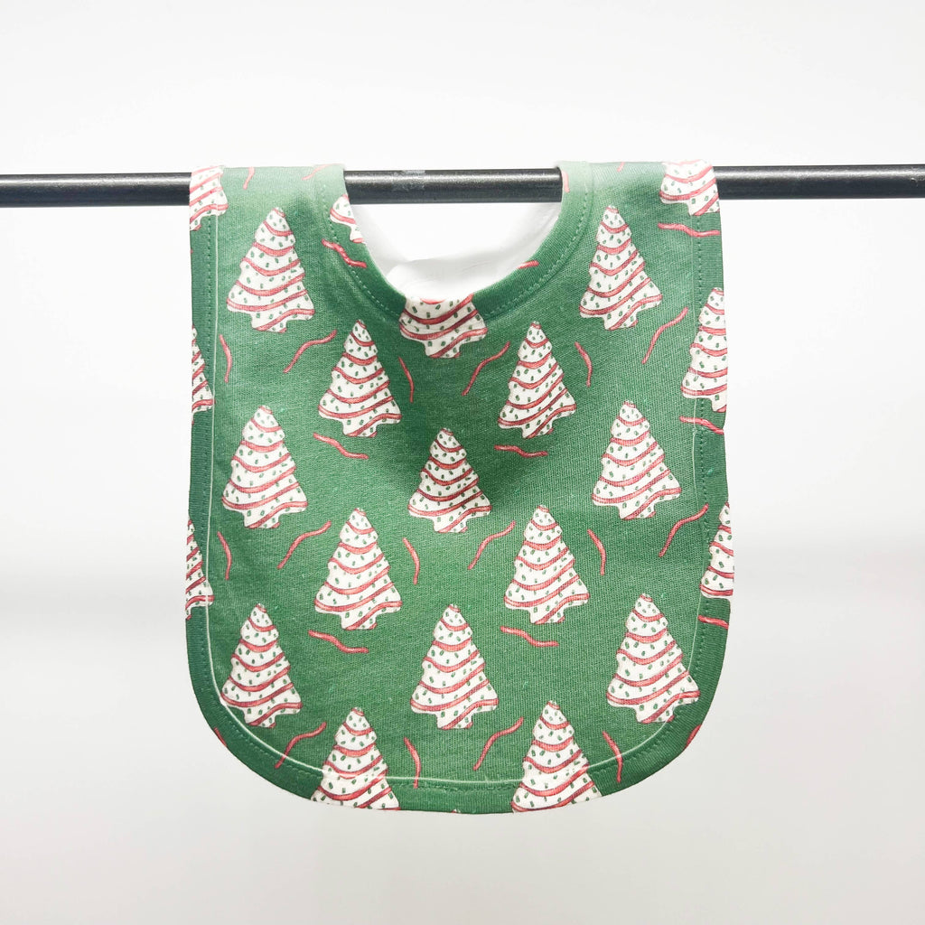 Christmas Cakes Baby Bib