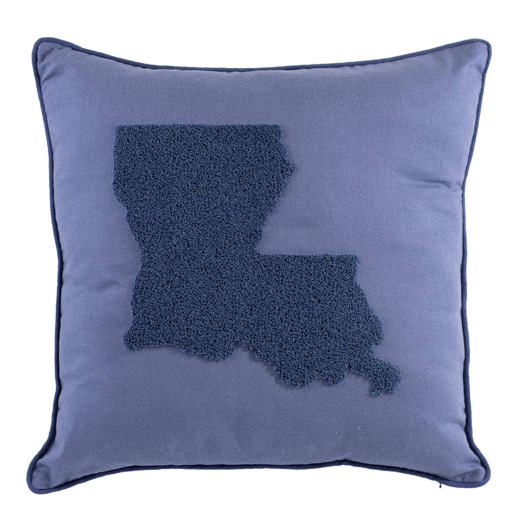 Louisiana Embroidered Pillow