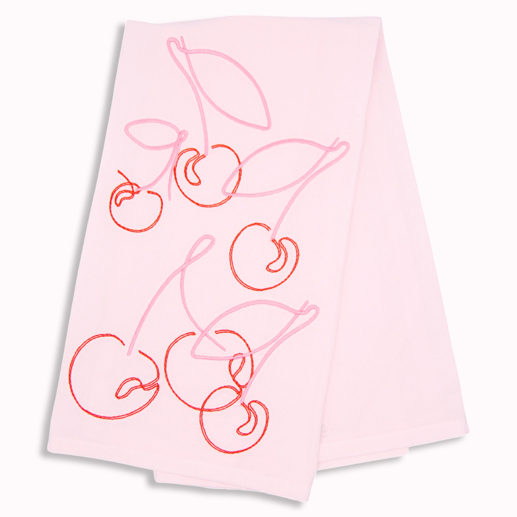 Thank You Cherry Much Tea Towel