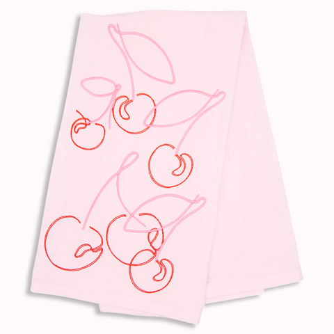 Thank You Cherry Much Tea Towel