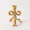Gold Bow Candleholder
