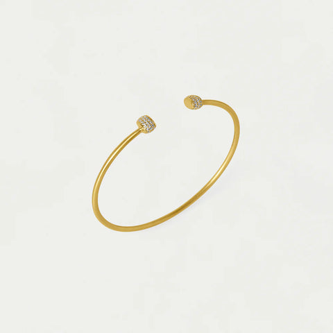 Juliette Pave Twist Bangle by Dean Davidson