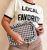 Gingham Ruffle Bag