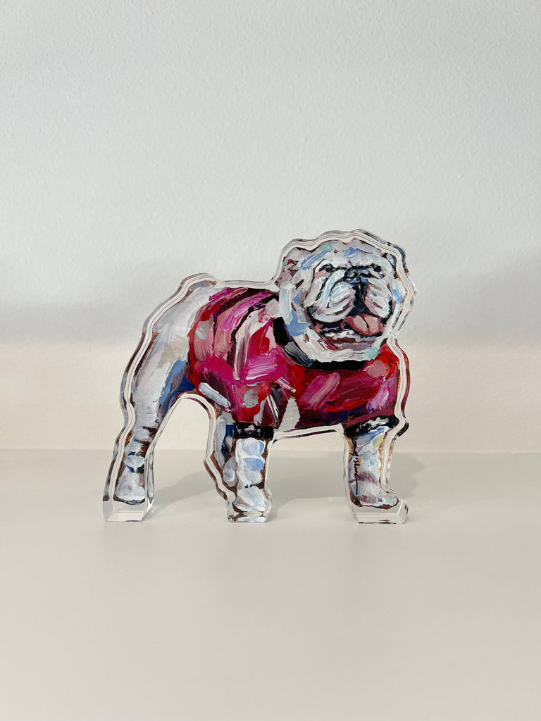 Bulldog Acrylic Block