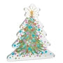 Confetti Christmas Tree Acrylic Block