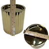 Gold Fluted Ice Bucket