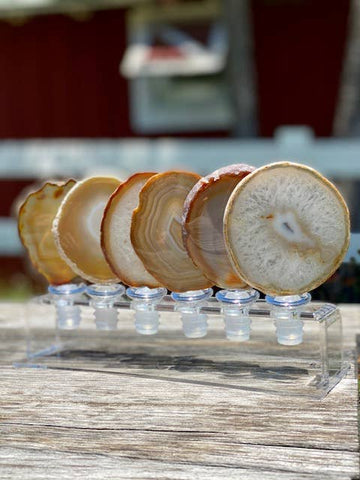 Agate Wine Stopper