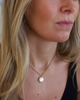 Coin Freshwater Pearl Necklace
