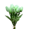 White Real Touch Tulip Bunch