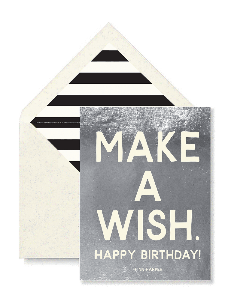 “Make A Wish Happy Birthday” Greeting Card