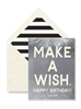 “Make A Wish Happy Birthday” Greeting Card