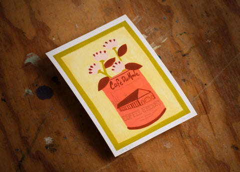 Okra Bits - Cafe Du Monde Coffee Can Print