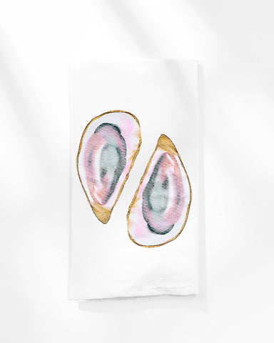 Oyster Tea Towel