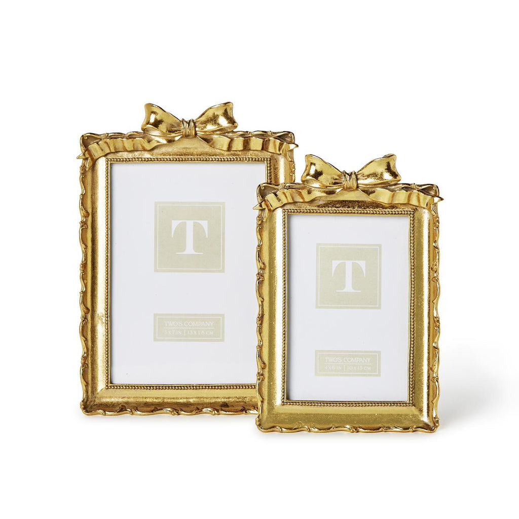 Gold Frame with Bow