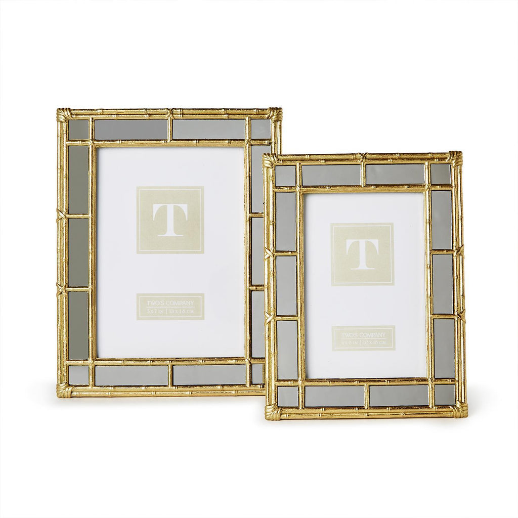 Bamboo & Gold Frame