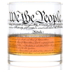 U.S. Constitution Rocks Glass