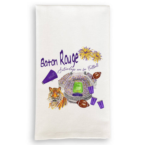 French Graffiti - LSU Football Pattern