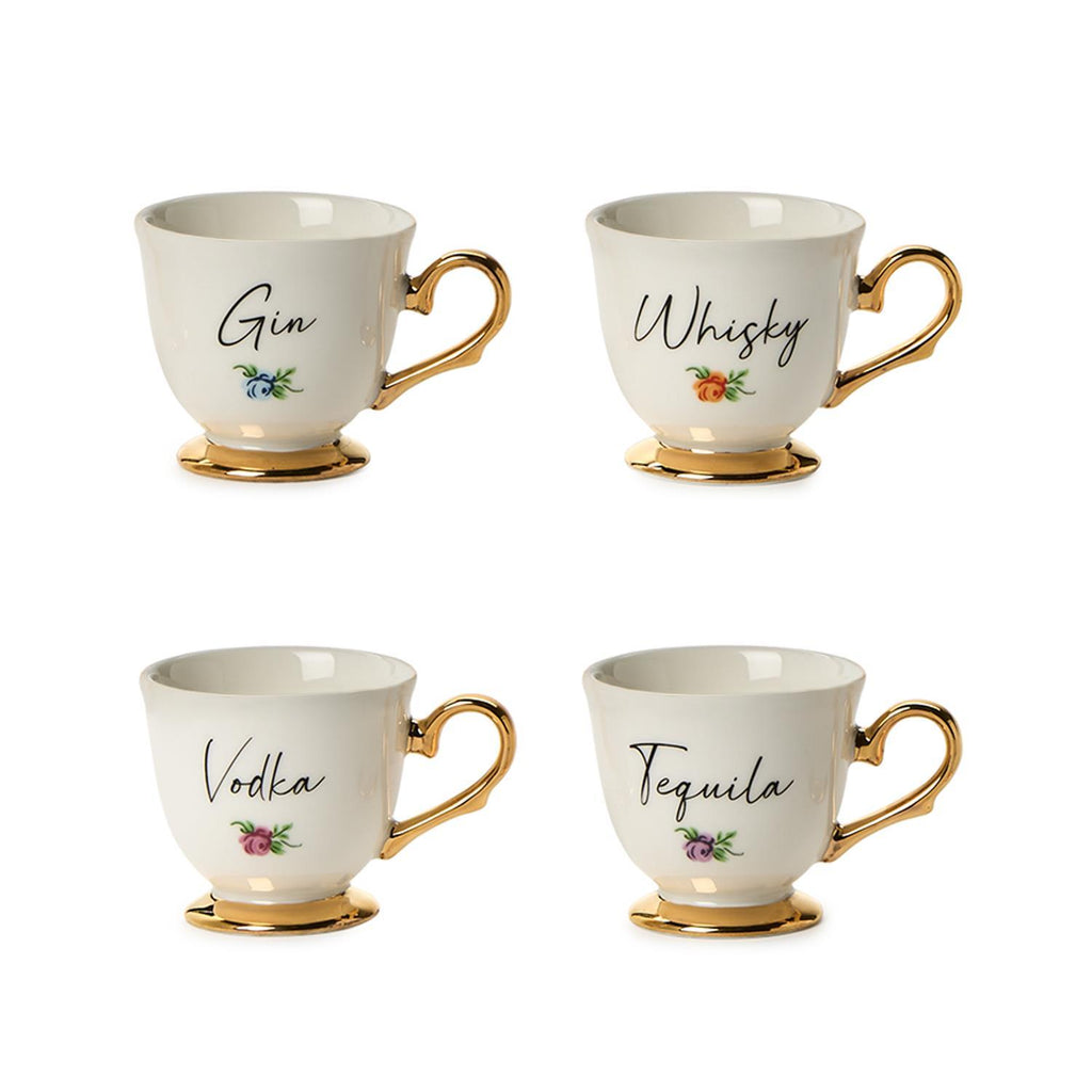 Tea Cup Shot Glass Set