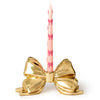 Gold Bow Candleholder