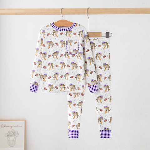 Kickoff in Louisiana Organic Cotton Kids Pajamas