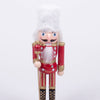 Red Hand-Painted Wood Nutcracker