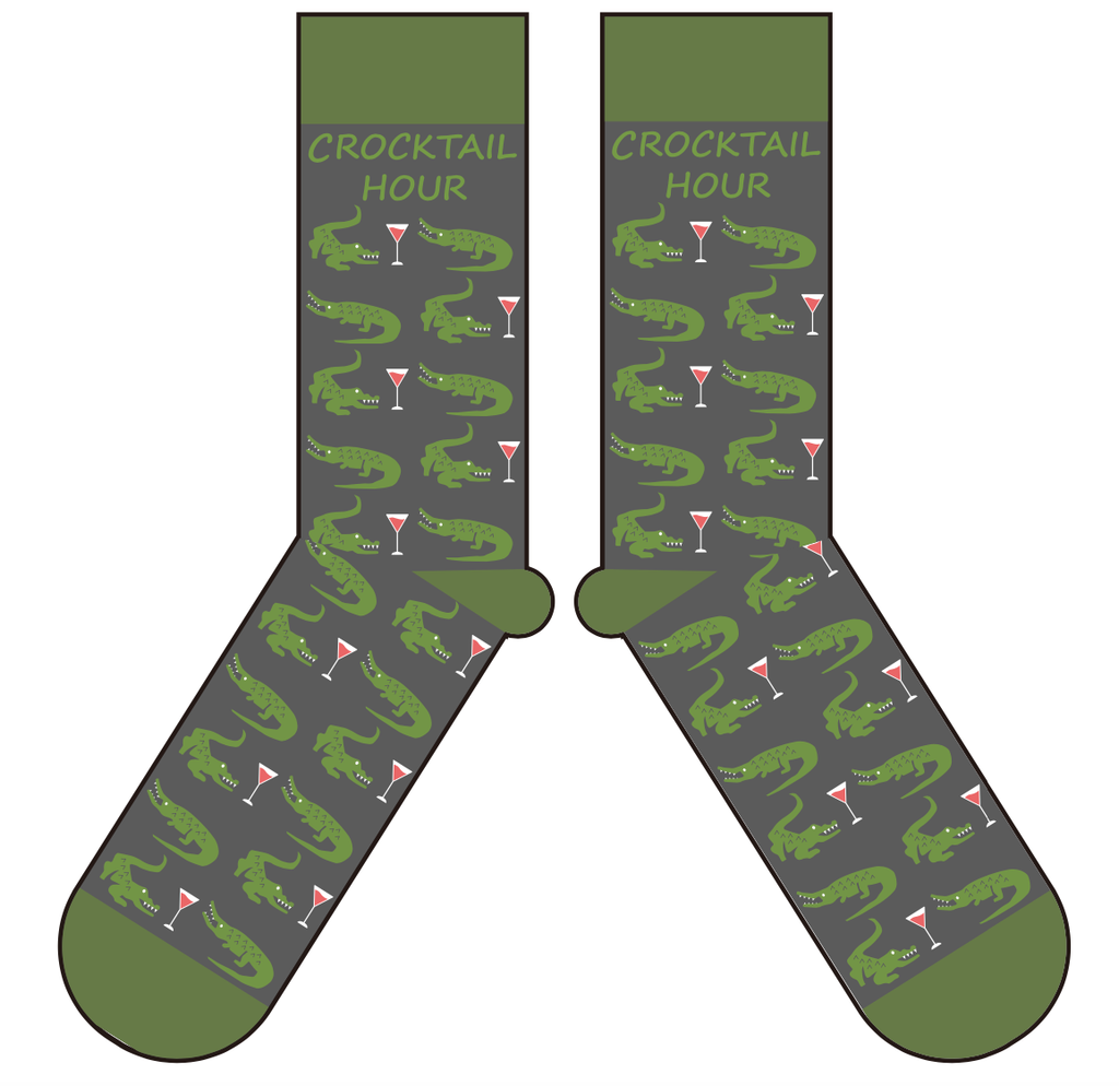 Alligator “Crocktail”  Socks