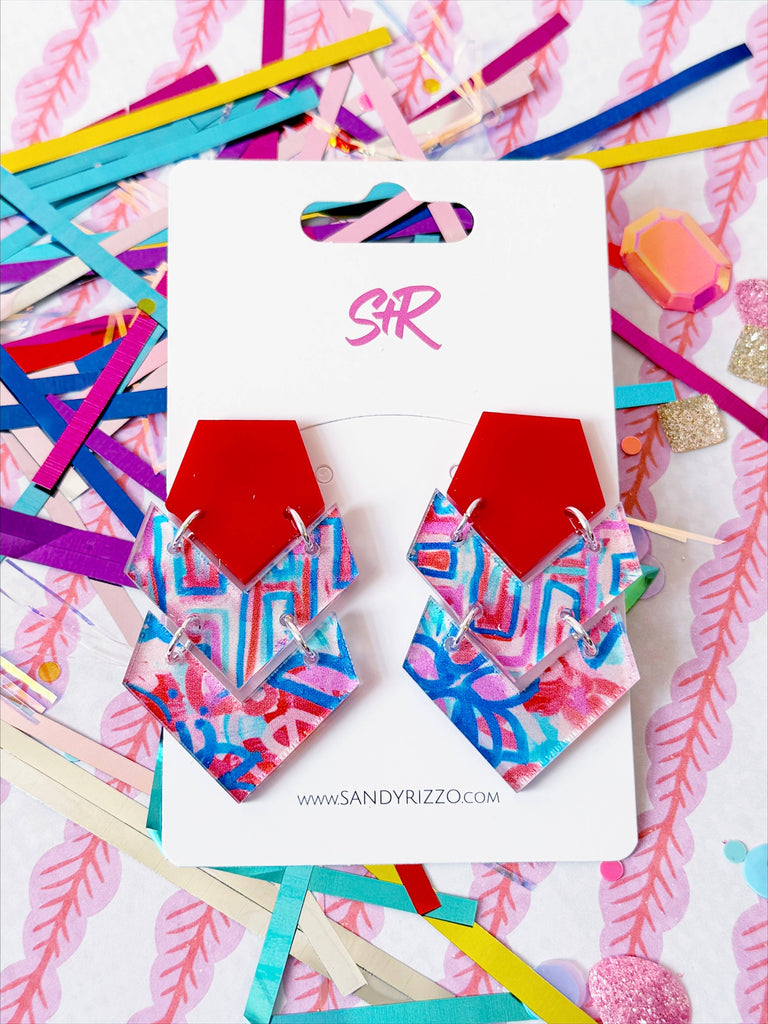 Sandy + Rizzo - America Dani Earrings