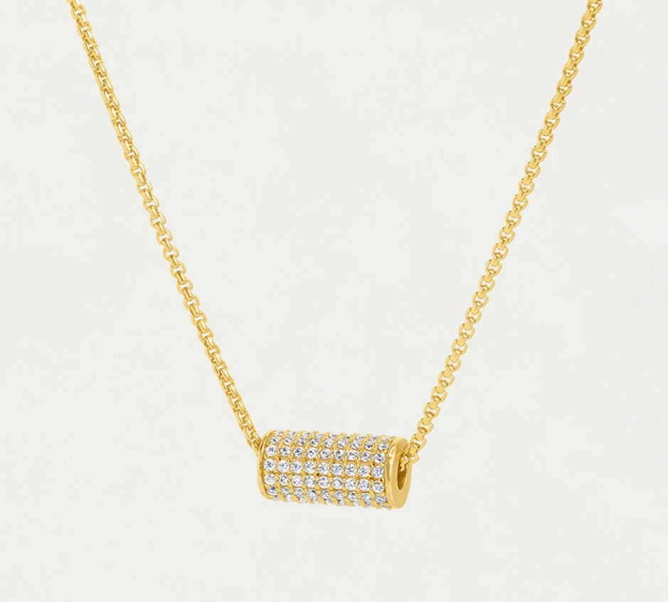 Petite Pave Mini CZ Necklace by Dean Davidson