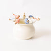 Enamel Pot With Birds