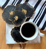 Rose & Gold Geode Resin Coaster Set