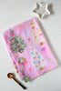 Pink Ribbon Christmas Tree Tea Towel