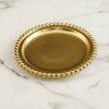 Gold Beaded Round Tray