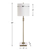 Antique Brass Buffet Lamp
