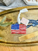 Acrylic American Flag Christmas Ornament