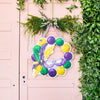 Mardi Gras Mask Wreath