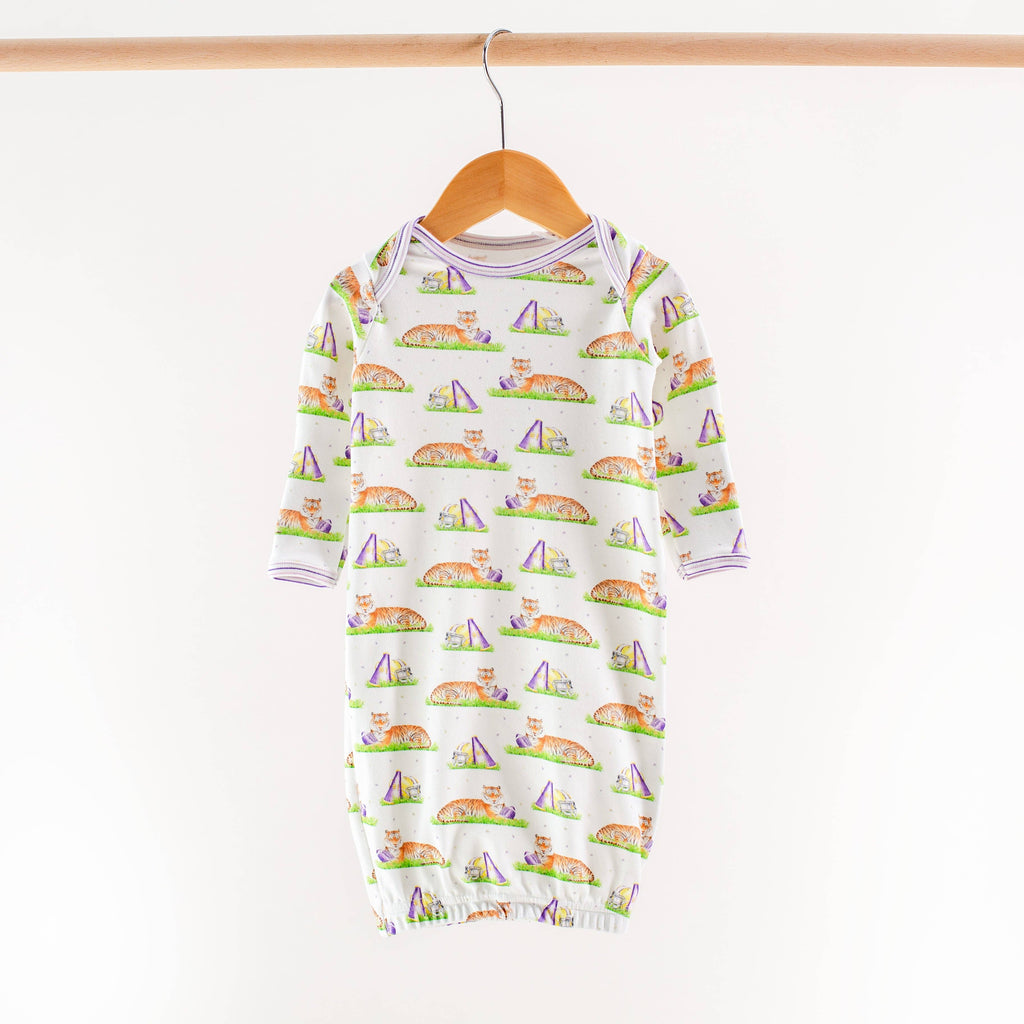 Mascot Mania in Louisiana Organic Cotton Kids Pajamas