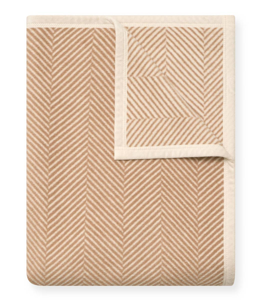 ChappyWrap - Harborview Herringbone Tan Blanket