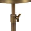 Kate and Laurel - Engles Adjustable Embossed Metal Table and Plant Stand
