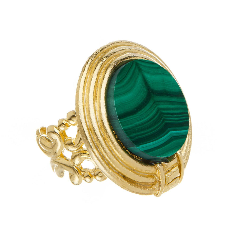 Roma Ring - Malachite